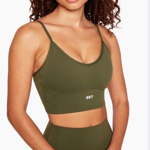 SET Active Sportbody Cami V Bra Alpine